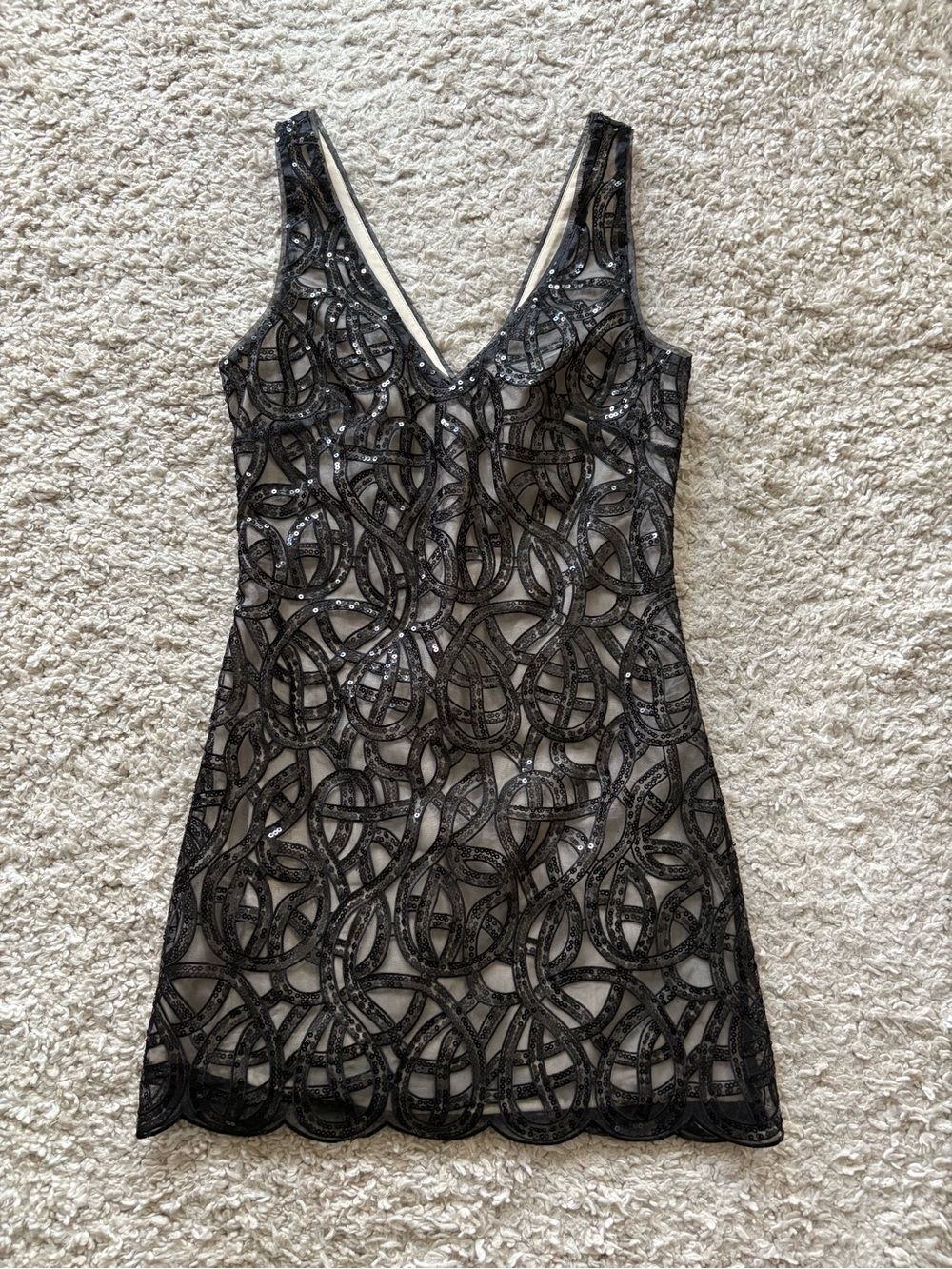 Bebe XS Black Mini Dress